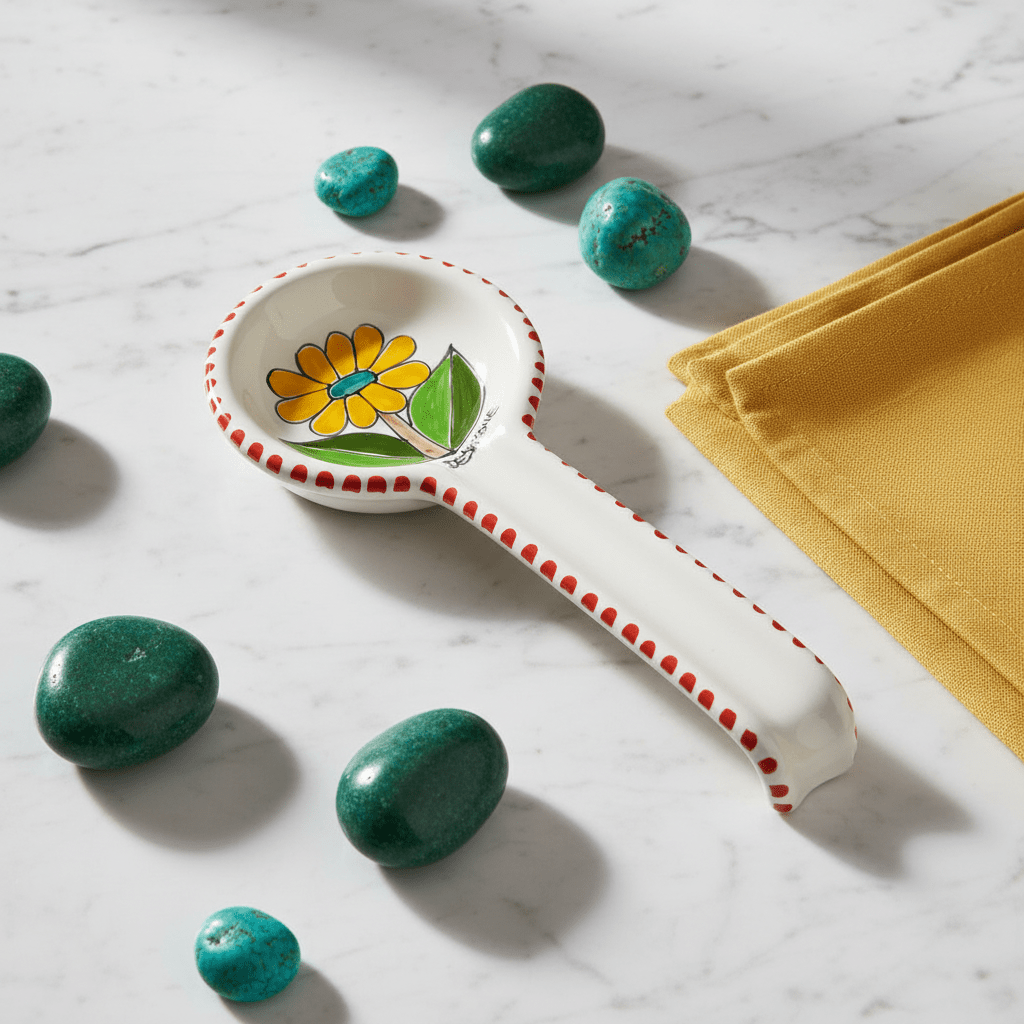 Poggiamestolo tondo Margherita - Sua Maestà Sicilia