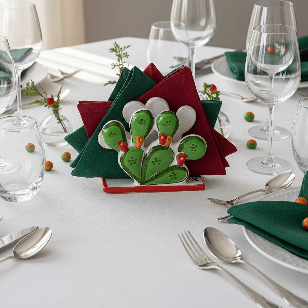 Portatovaglioli Fichi d'india - Sua Maestà Sicilia