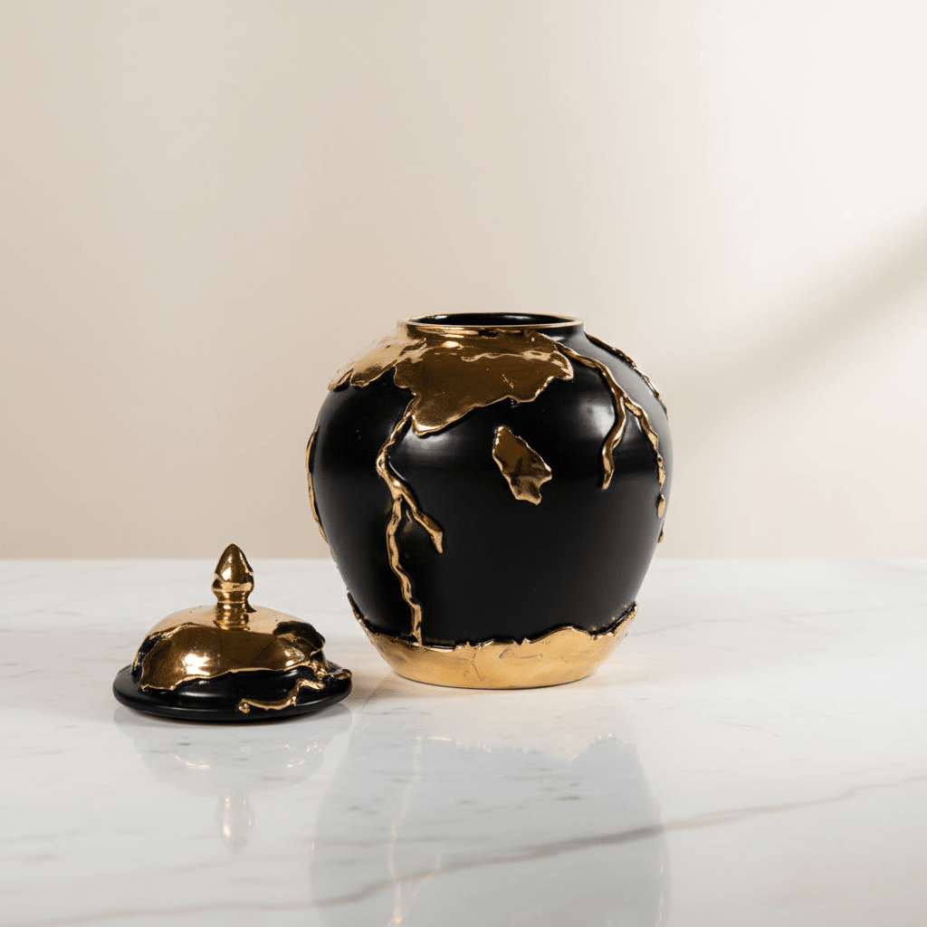 Potiche Oro Nero - Sua Maestà Sicilia