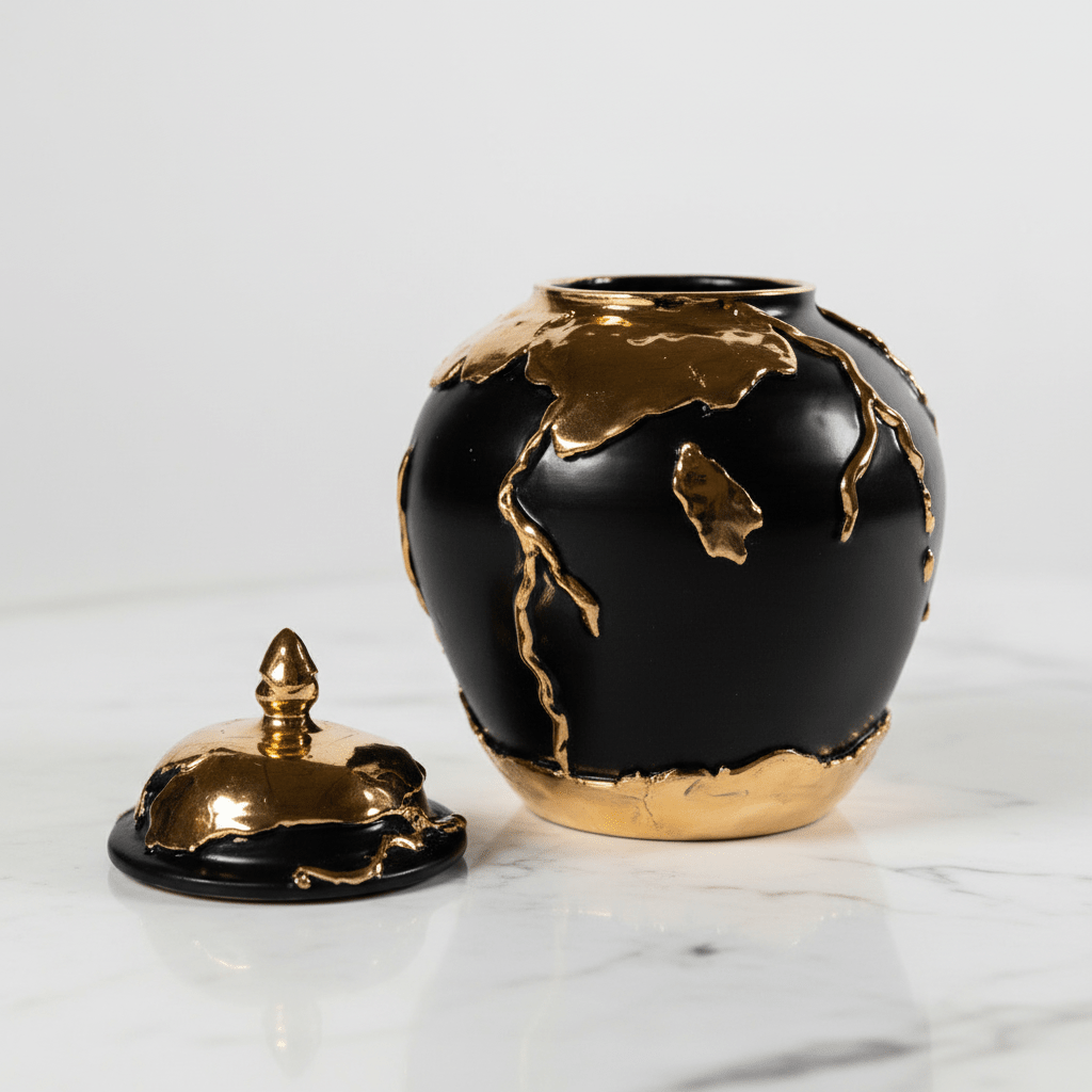 Potiche Oro Nero - Sua Maestà Sicilia