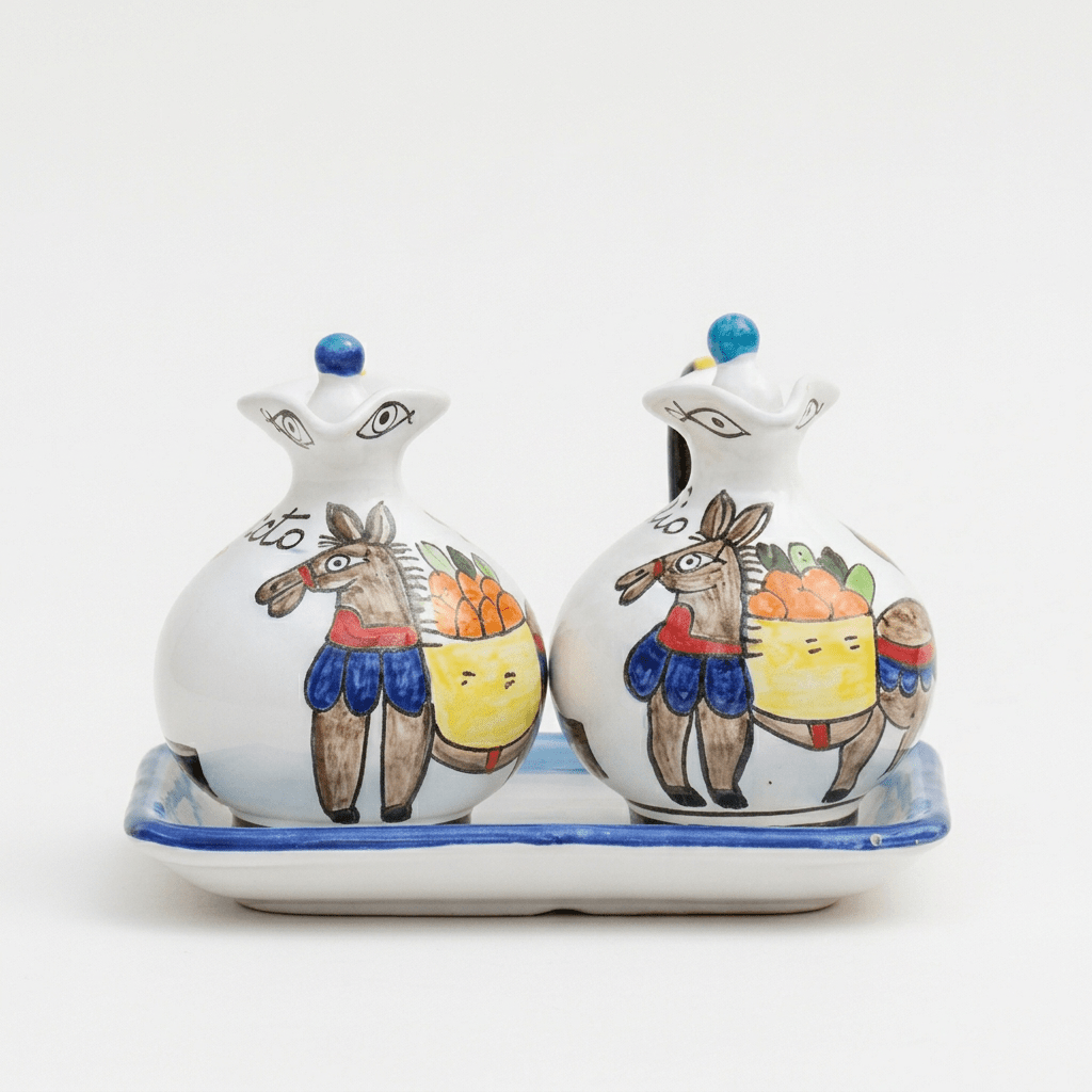 Set olio e aceto Asinello - Sua Maestà Sicilia