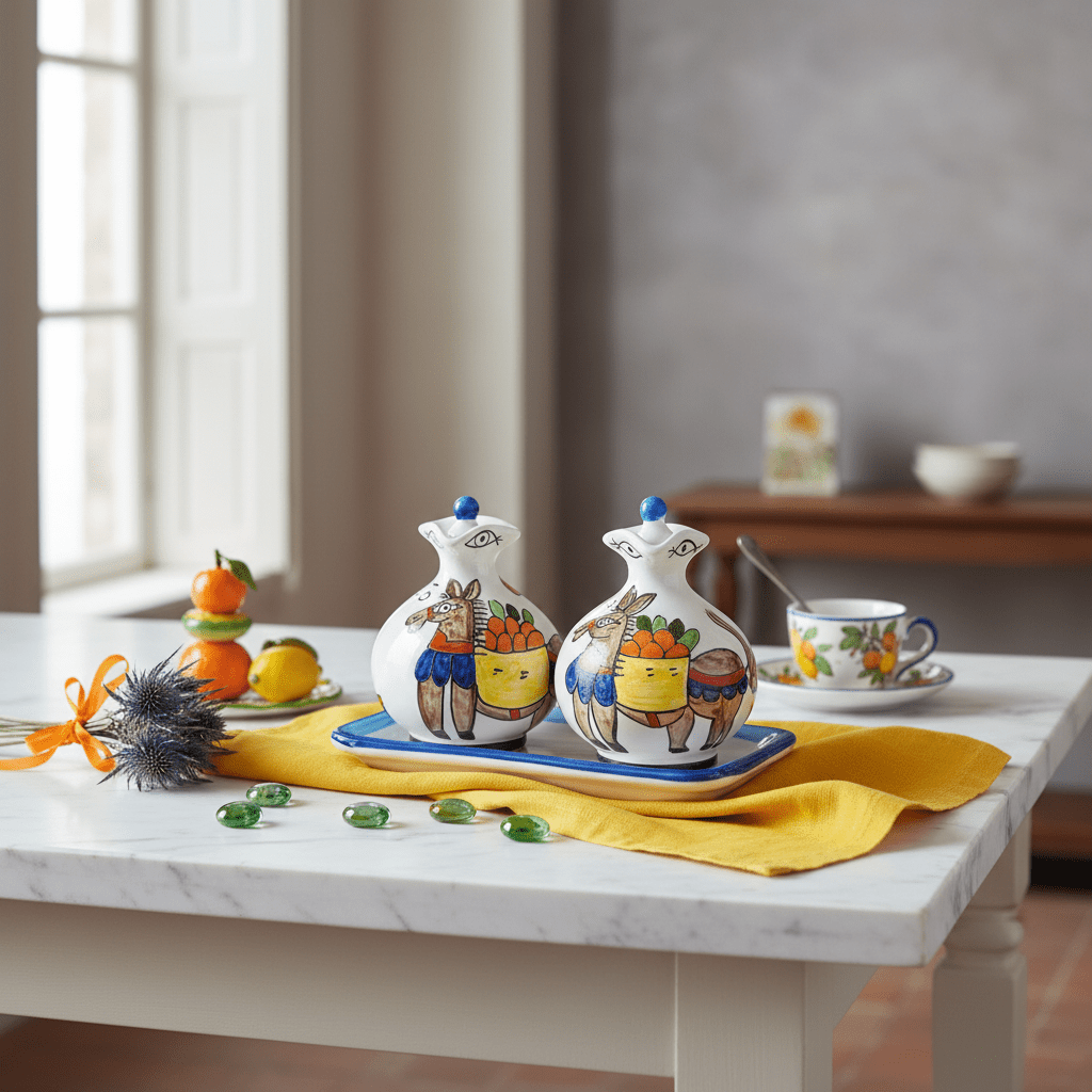 Set olio e aceto Asinello - Sua Maestà Sicilia