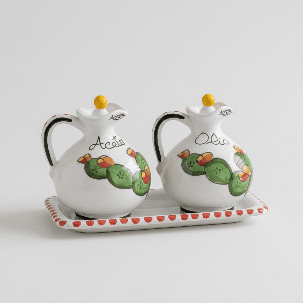 Set olio e aceto Fichi d'India - Sua Maestà Sicilia