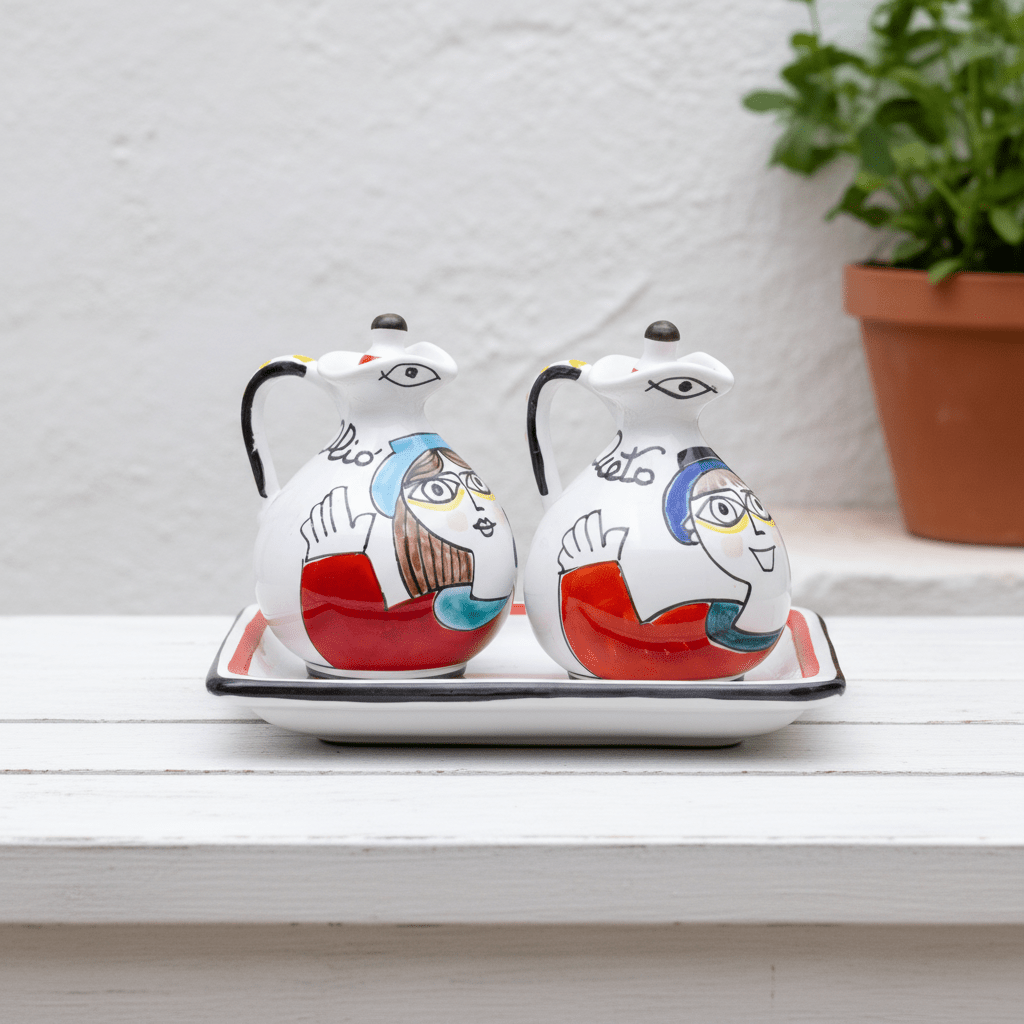 Set Olio e Aceto Salvatore & Caterina - Sua Maestà Sicilia