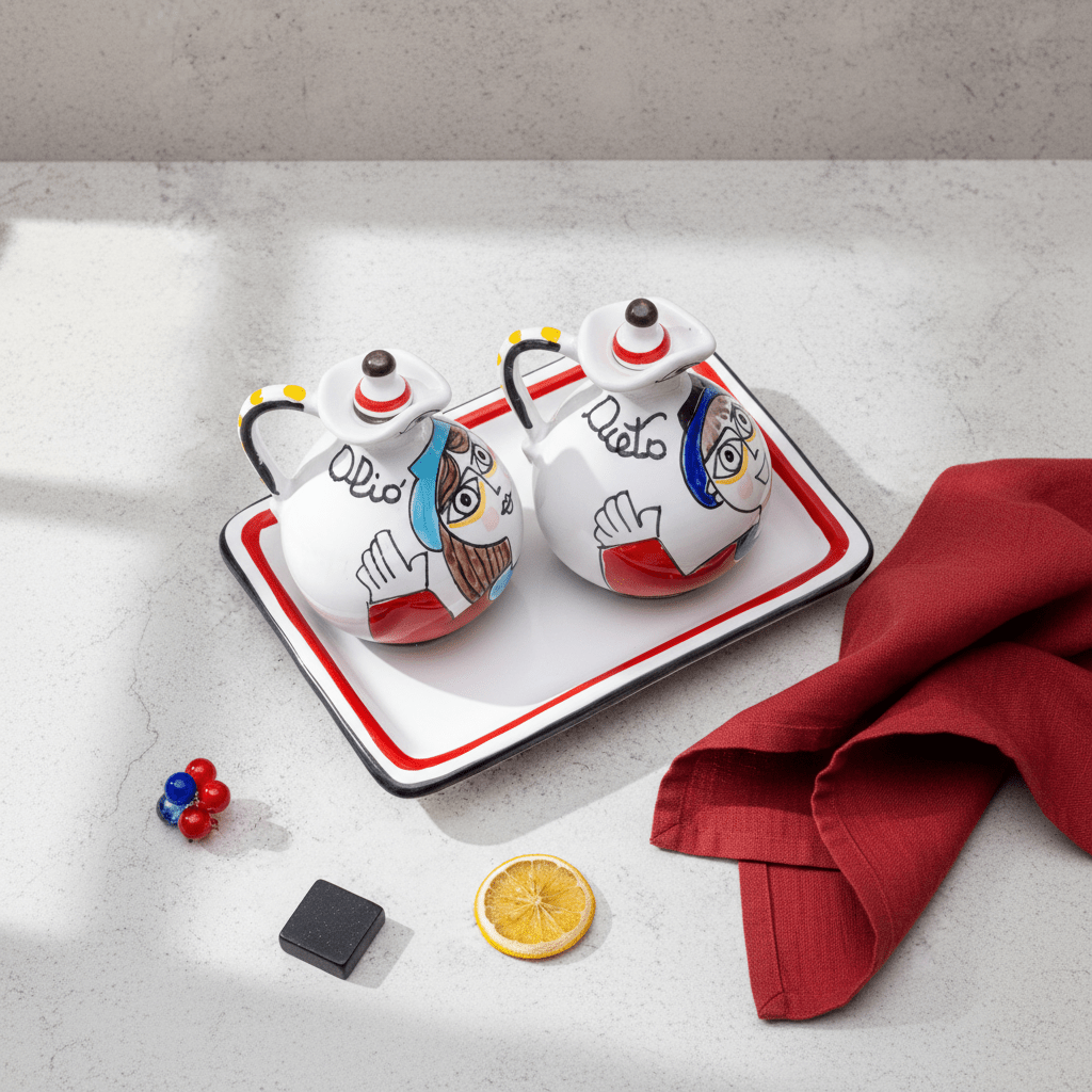 Set Olio e Aceto Salvatore & Caterina - Sua Maestà Sicilia