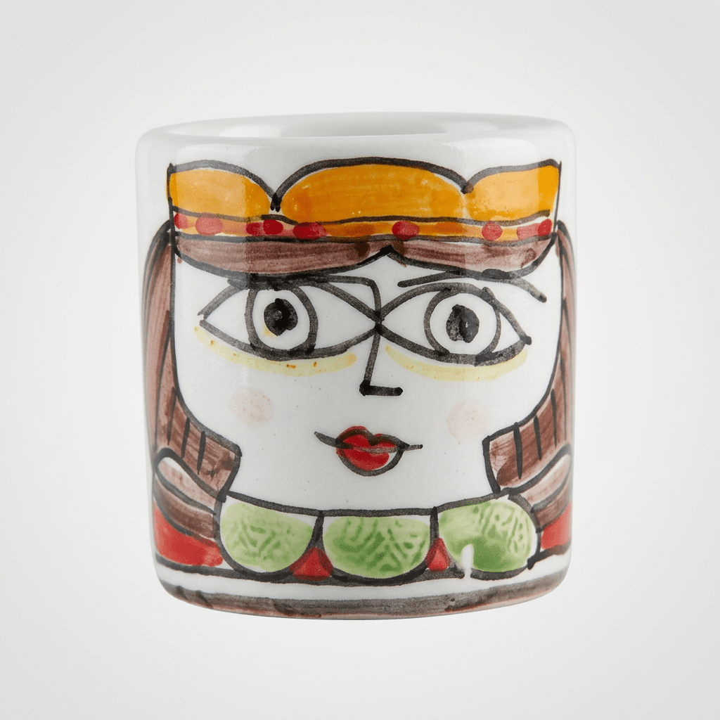 Set Tazzine da Caffè Cilindriche con Vassoio Re e Regina - Sua Maestà Sicilia
