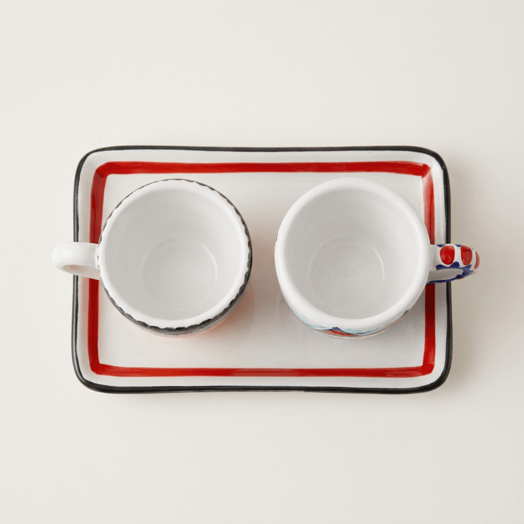 Set Tazzine da Caffè con Vassoio Sole - Sua Maestà Sicilia