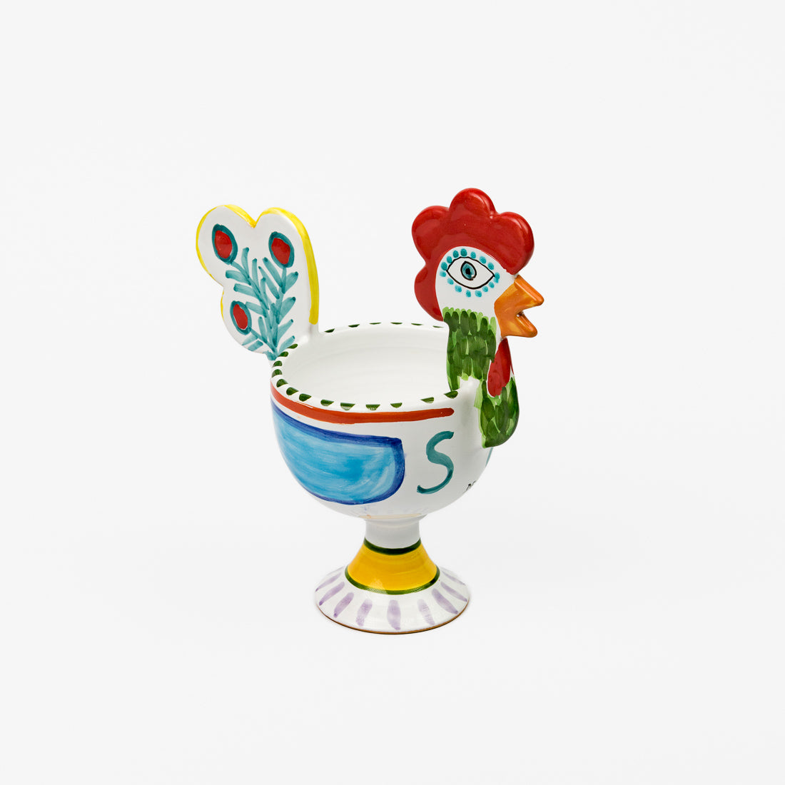 Rooster plant holder