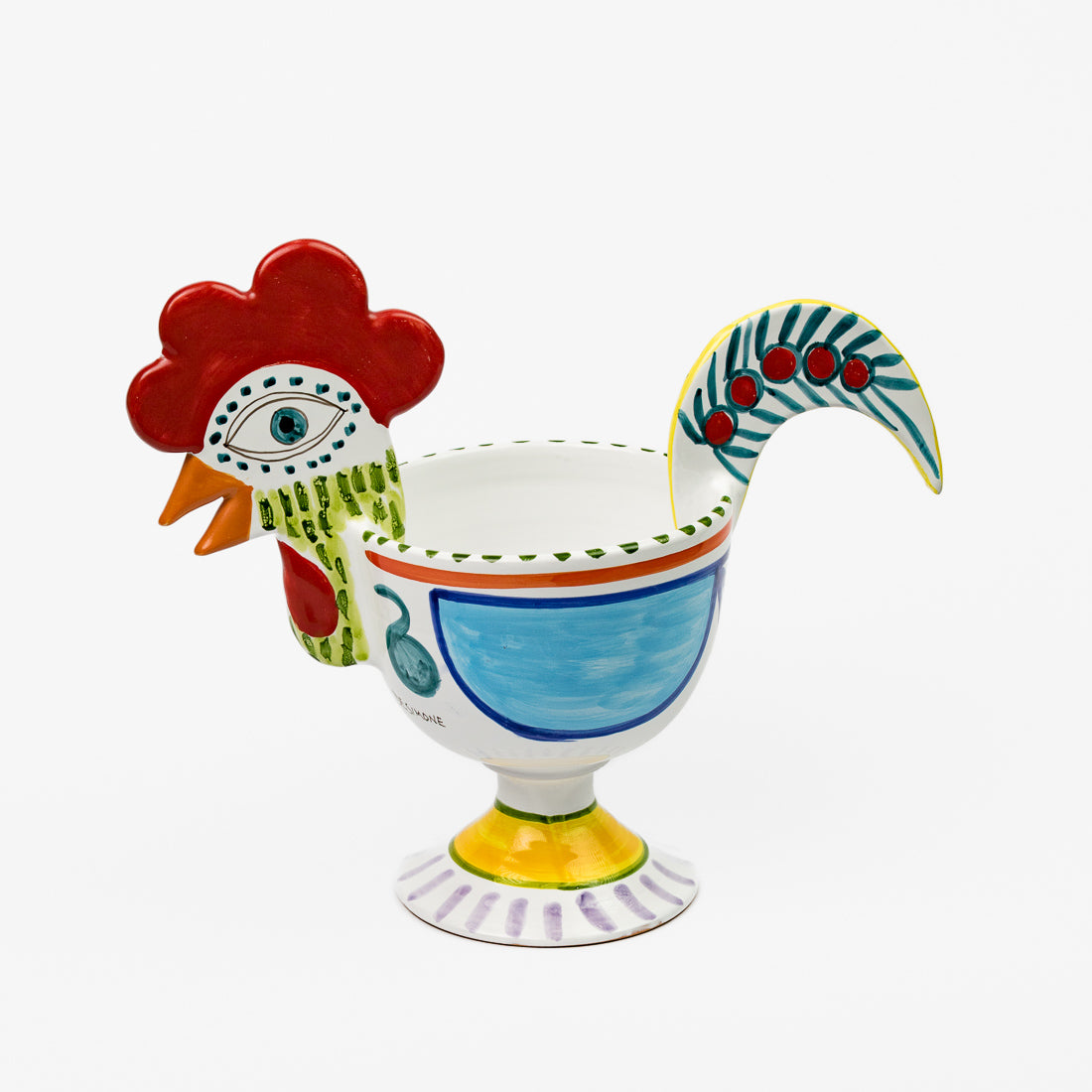 Rooster plant holder
