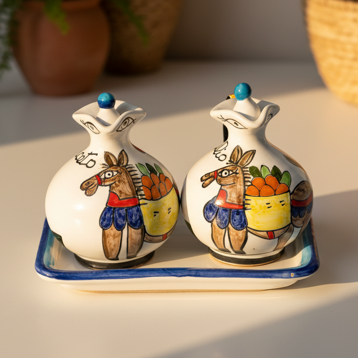 Set olio e aceto Asinello