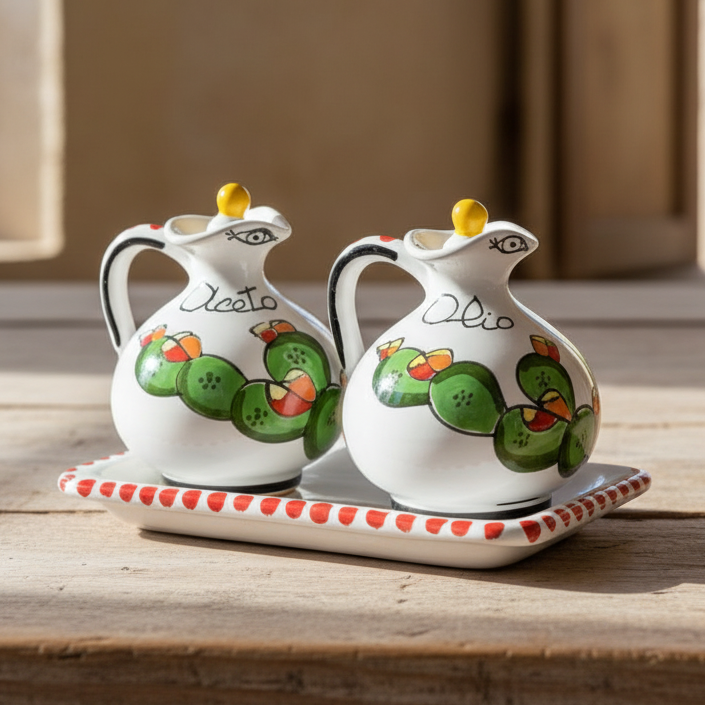 Set olio e aceto Fichi d'India