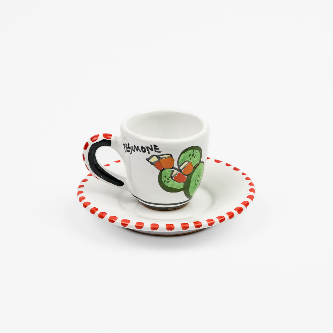 Ficus coffee cup and saucer