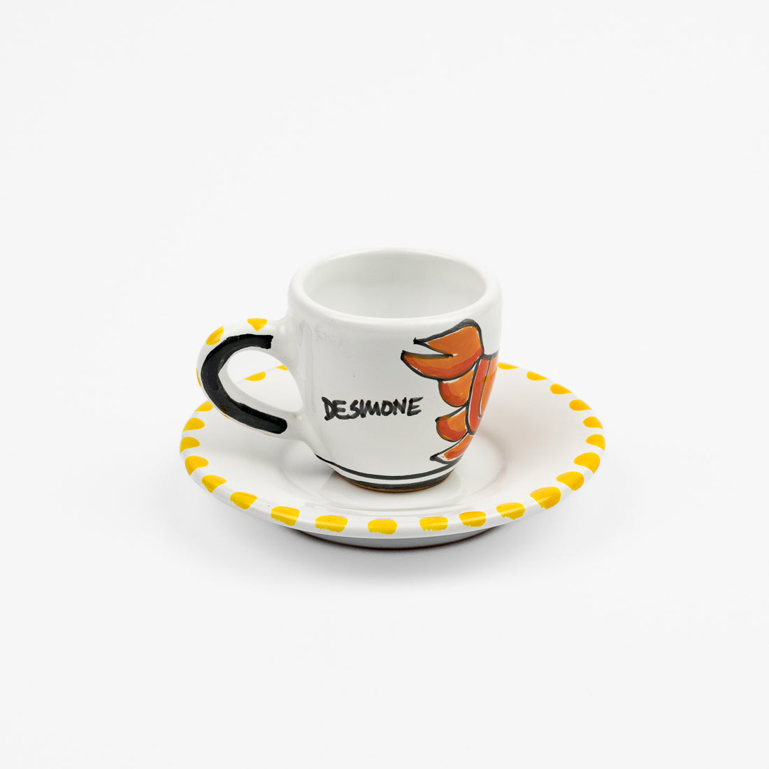 Crab Coffee Cup and Saucer