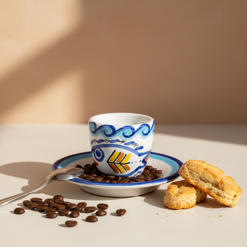 Tazzina da caffè con piattino Levante