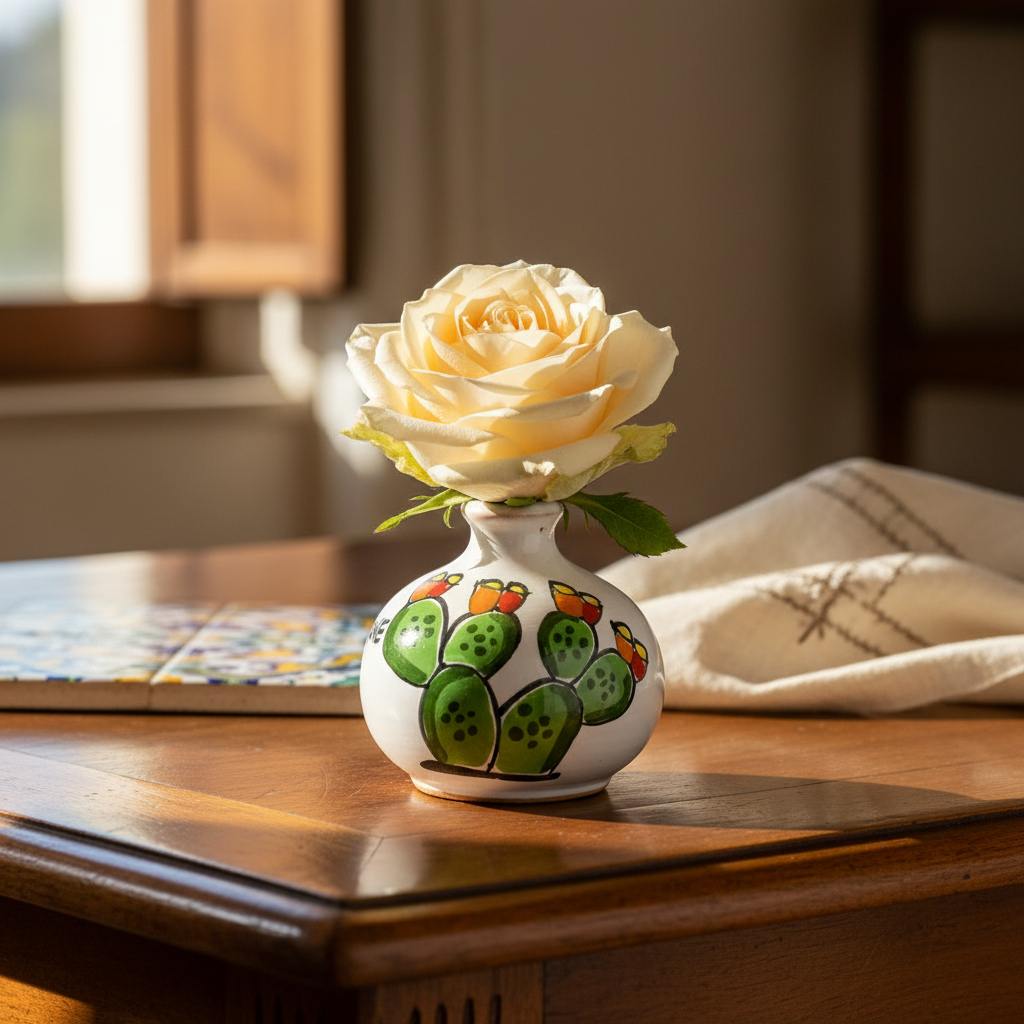 Vaso tondo Fichi d'India