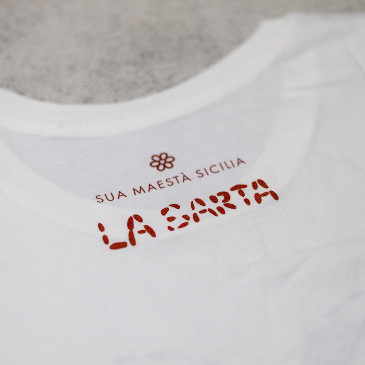 T-shirt uomo " la Sarta" - Sua Maestà Sicilia