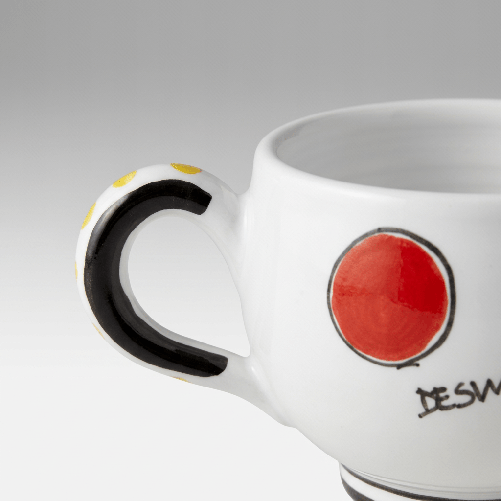 Tazza da Cappuccino con Piattino Asinello - Sua Maestà Sicilia