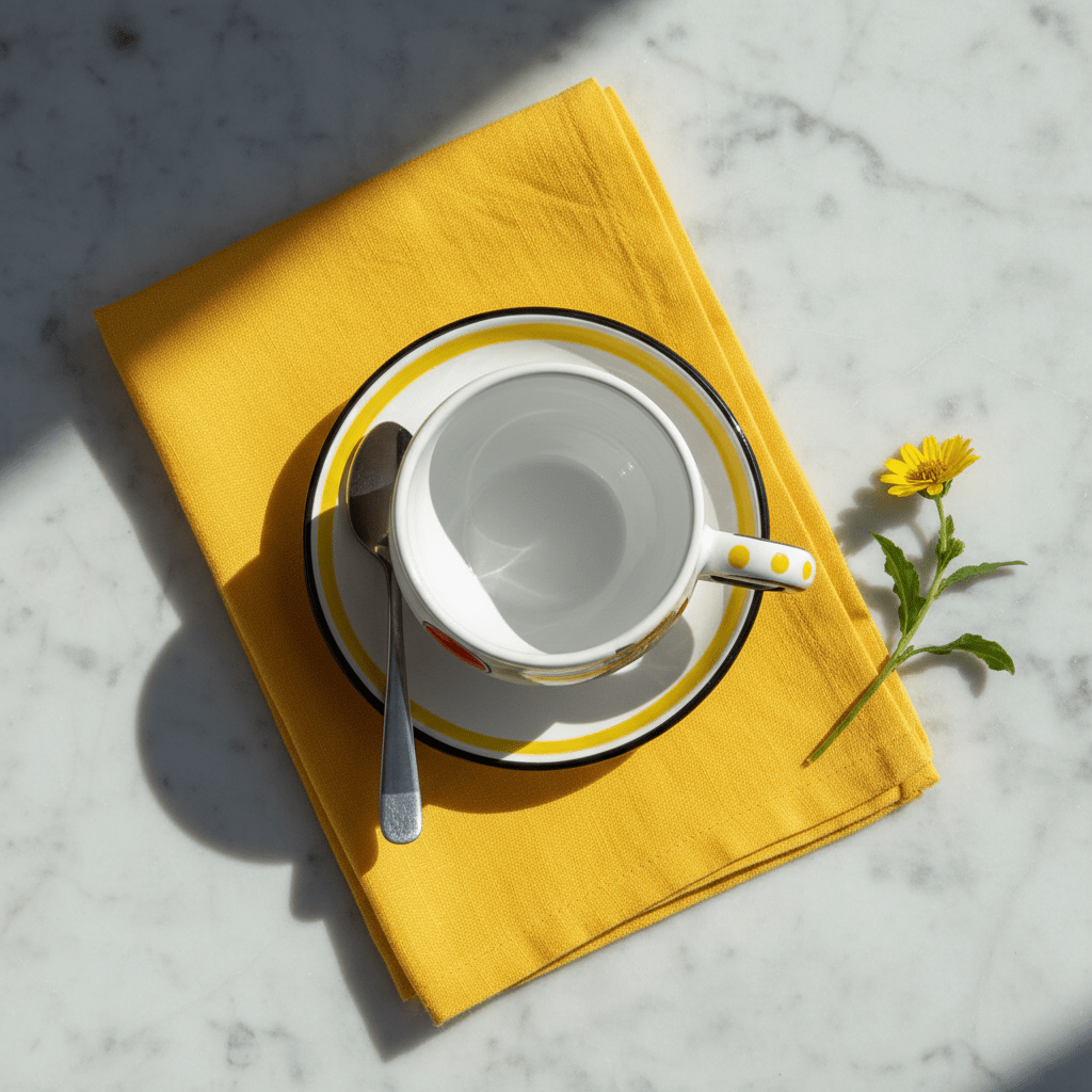 Tazza da Cappuccino con Piattino Asinello - Sua Maestà Sicilia
