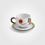 Tazza da Cappuccino con Piattino Asinello - Sua Maestà Sicilia