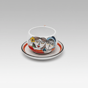 Tazza da Cappuccino con Piattino Fidanzati - Sua Maestà Sicilia