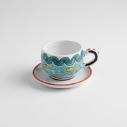 Tazza da Cappuccino con Piattino Gadir - Sua Maestà Sicilia