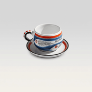 Tazza da Cappuccino con Piattino Itaca - Sua Maestà Sicilia