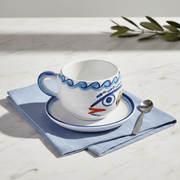 Tazza da Cappuccino con Piattino Levante - Sua Maestà Sicilia