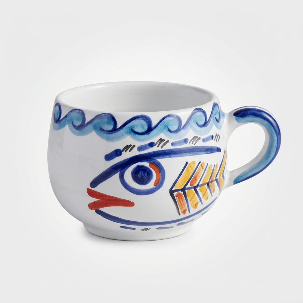 Tazza da Cappuccino con Piattino Levante - Sua Maestà Sicilia