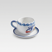 Tazza da Cappuccino con Piattino Levante - Sua Maestà Sicilia