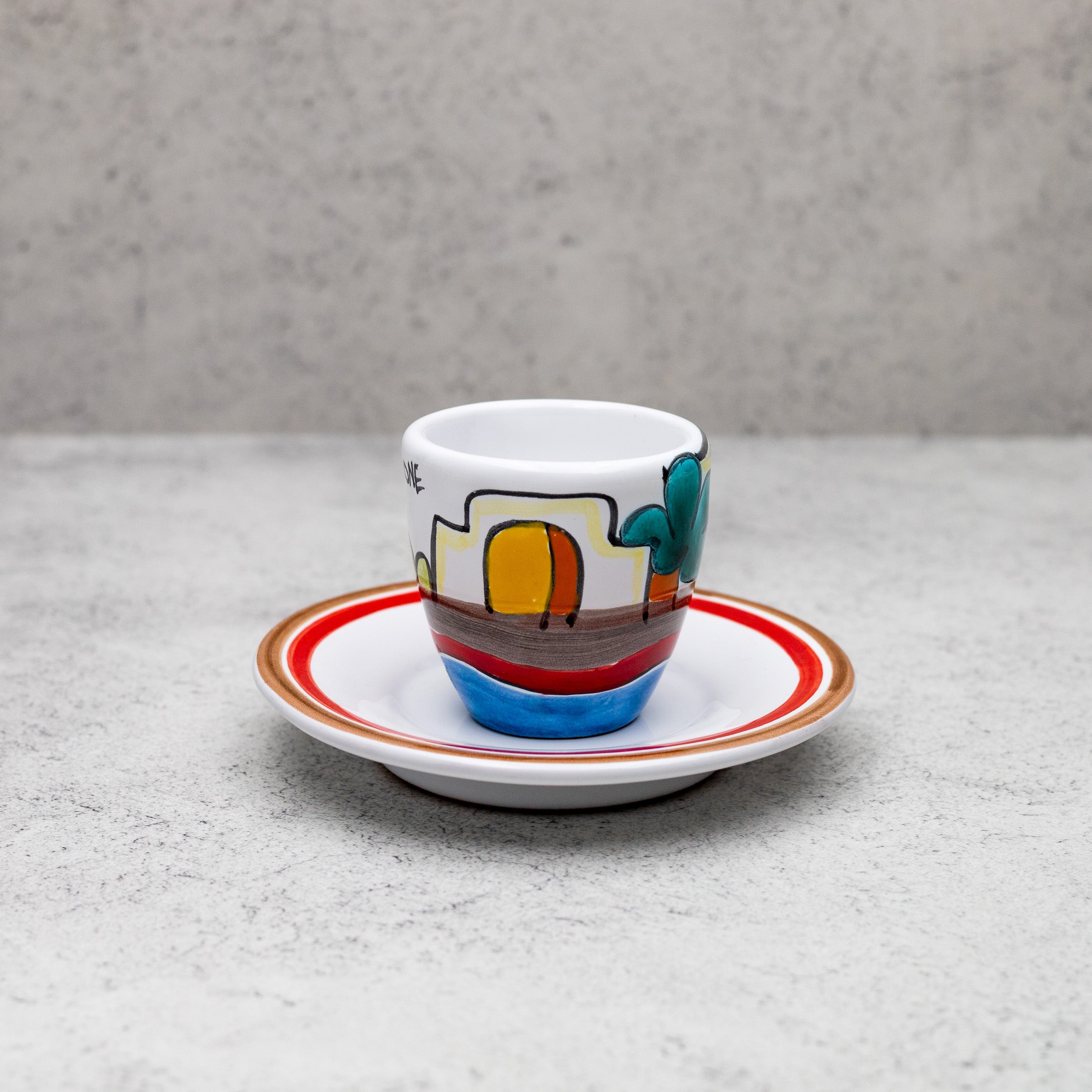 Coffee cup with saucer Dammusi