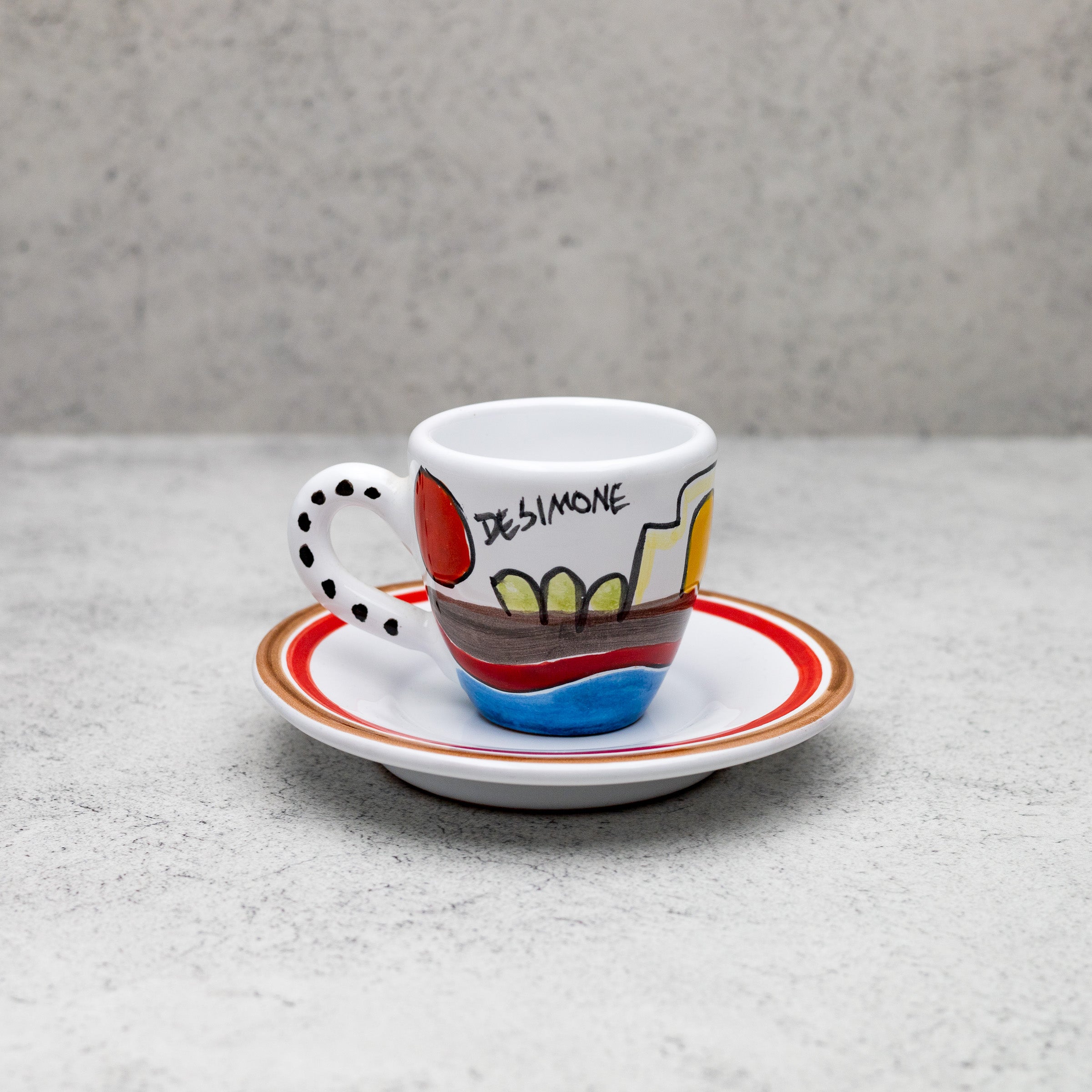 Coffee cup with saucer Dammusi