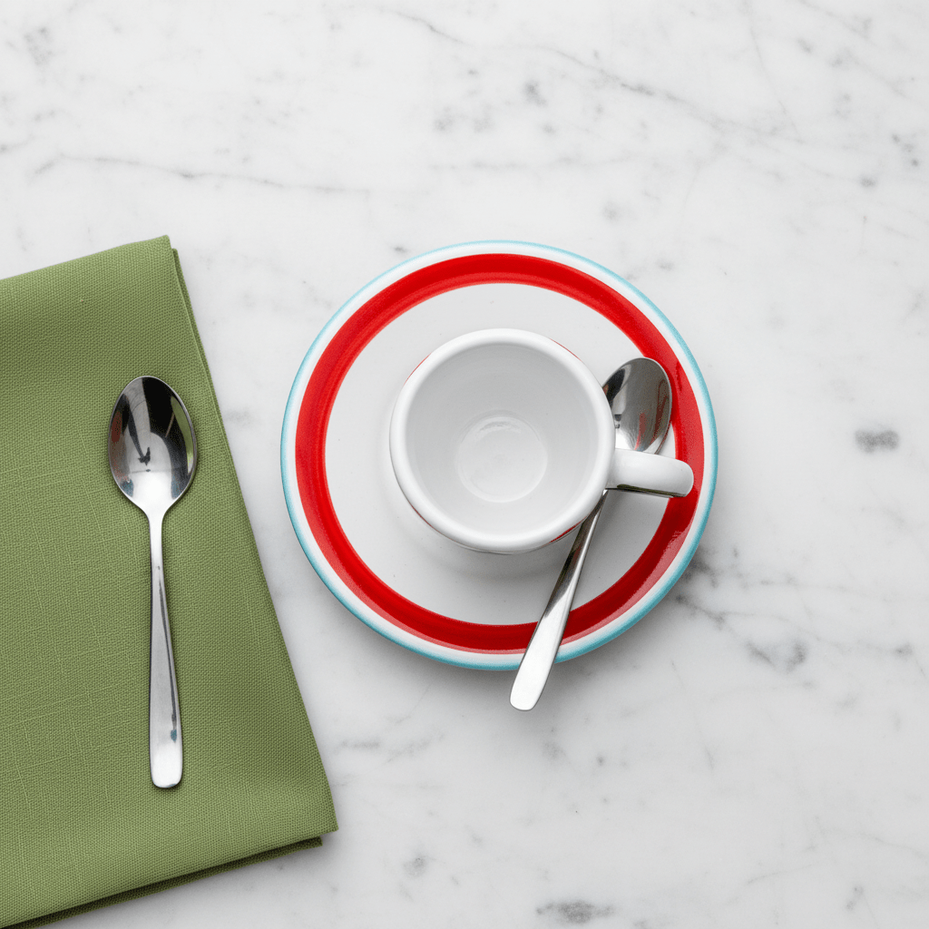 Tazzina da caffè con piattino Fantasia - Sua Maestà Sicilia