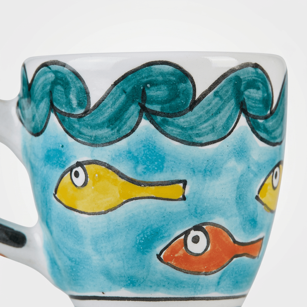 Tazzina da caffè con piattino Gadir - Sua Maestà Sicilia