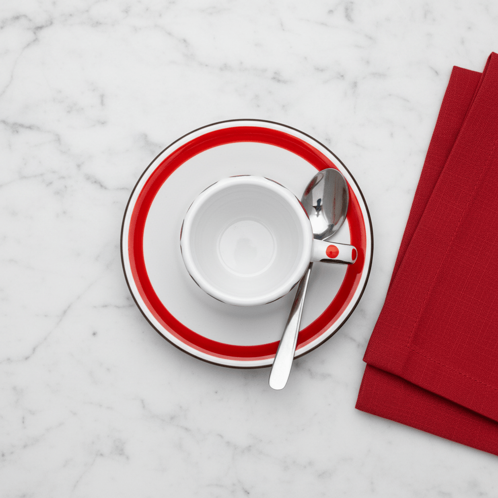 Tazzina da caffè con piattino Gallina - Sua Maestà Sicilia