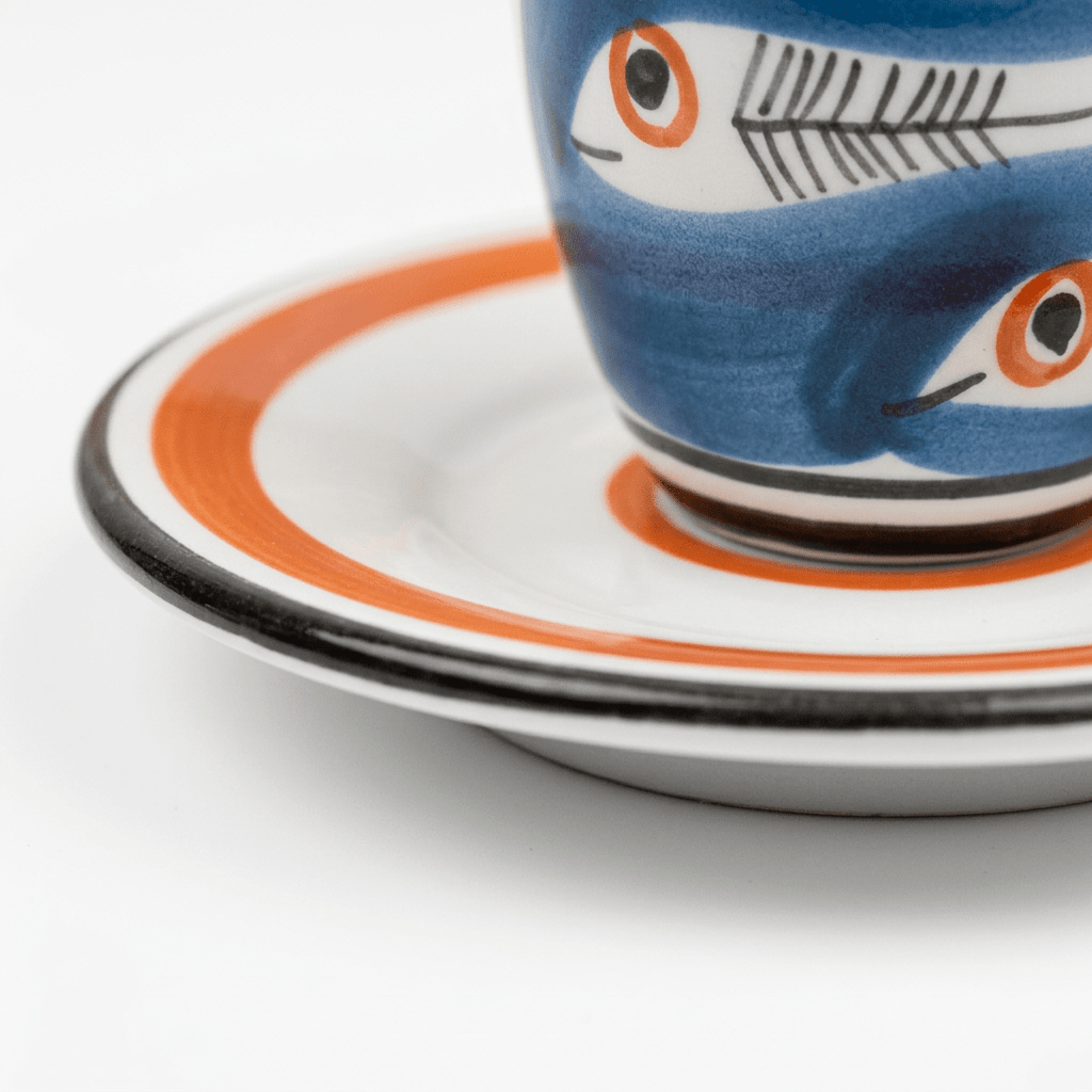 Tazzina da caffè con piattino Itaca - Sua Maestà Sicilia