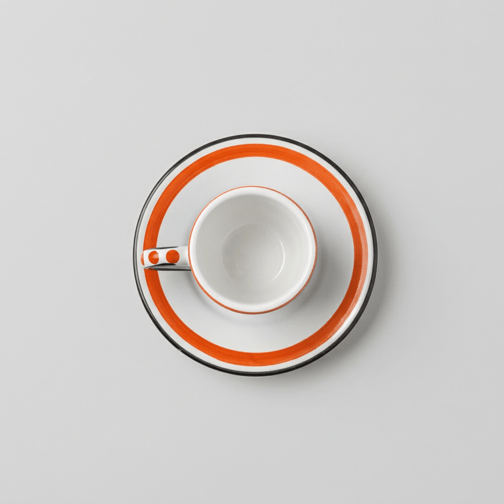 Tazzina da caffè con piattino Itaca - Sua Maestà Sicilia