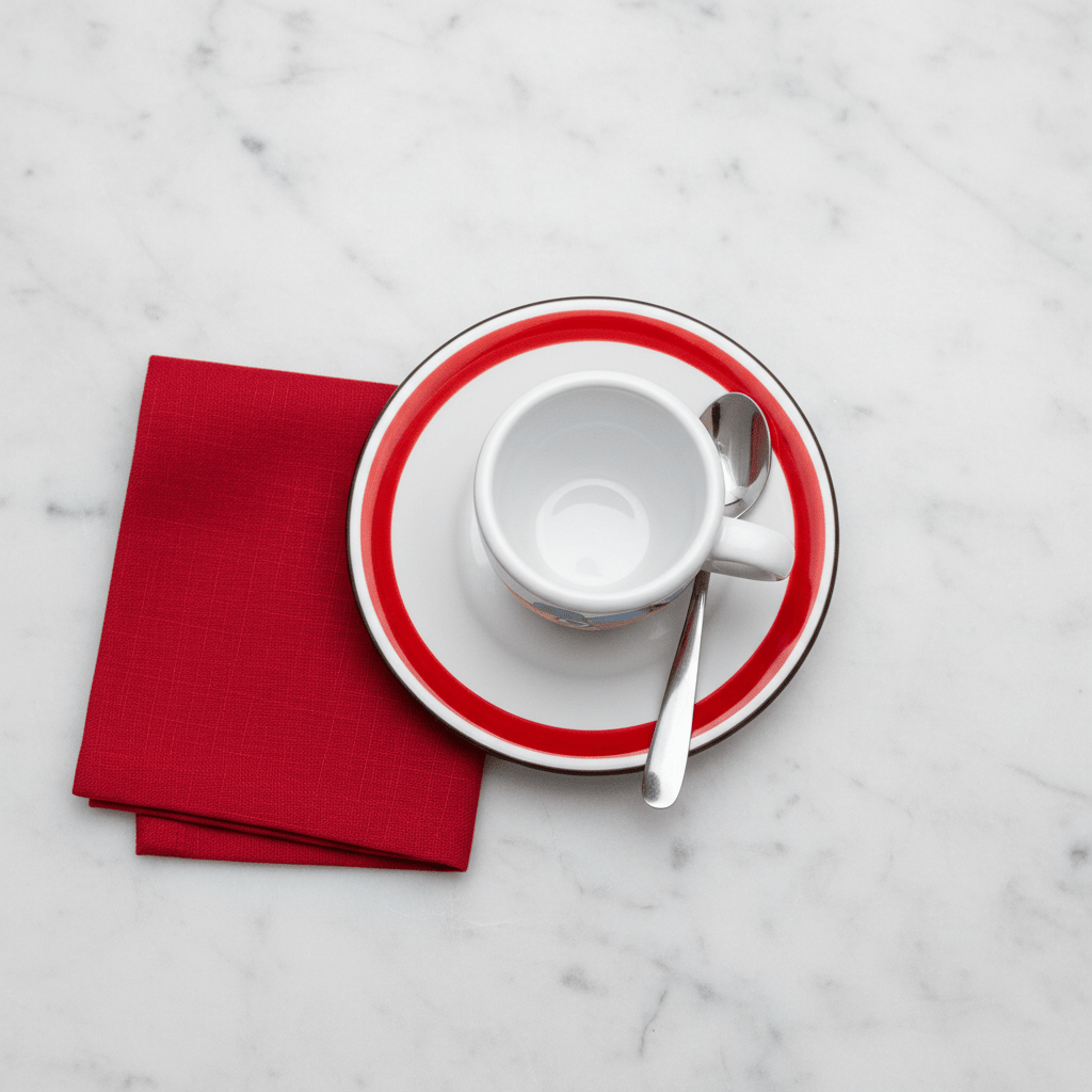 Tazzina da caffè con piattino Pesce - Sua Maestà Sicilia