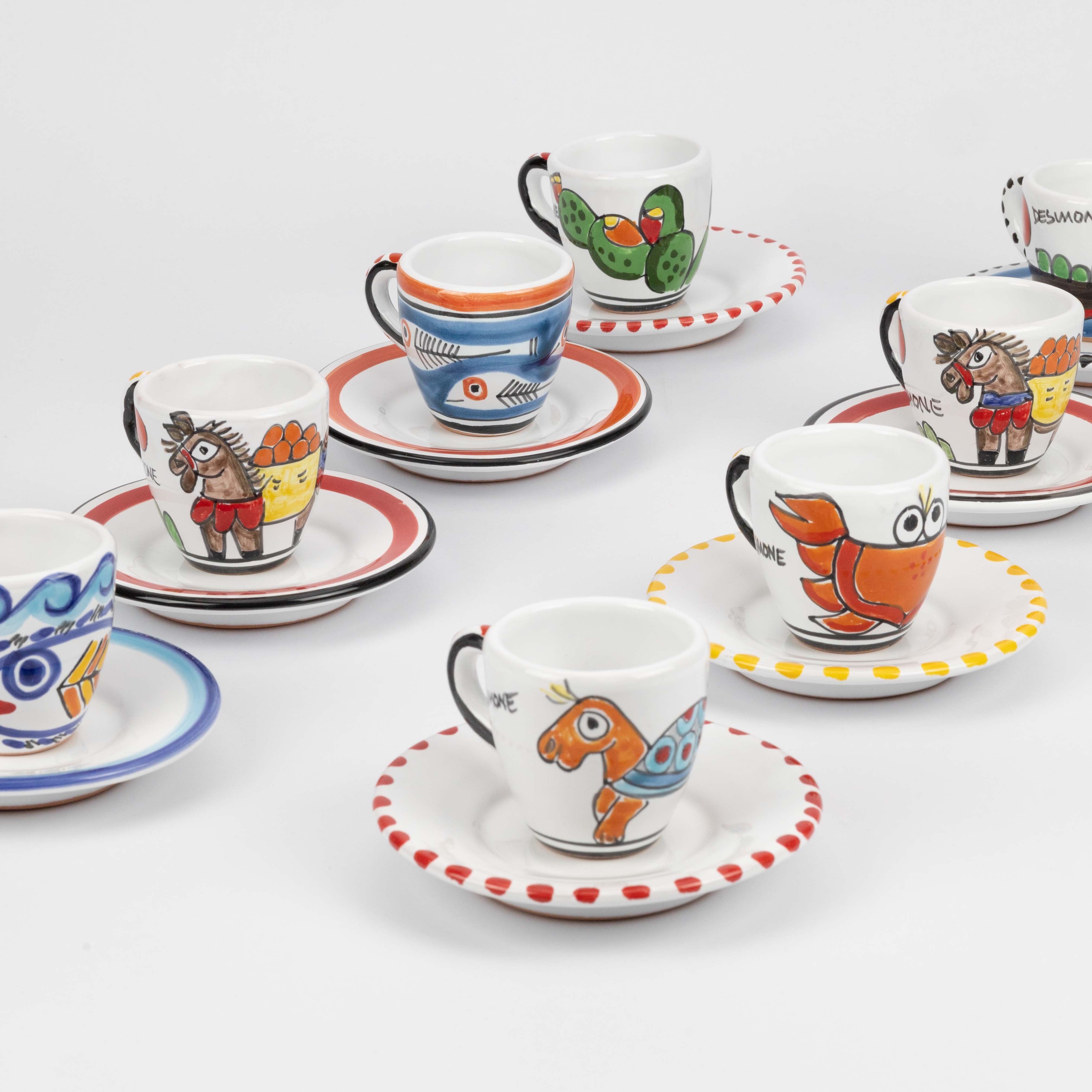Tasse à café et soucoupe Itaca