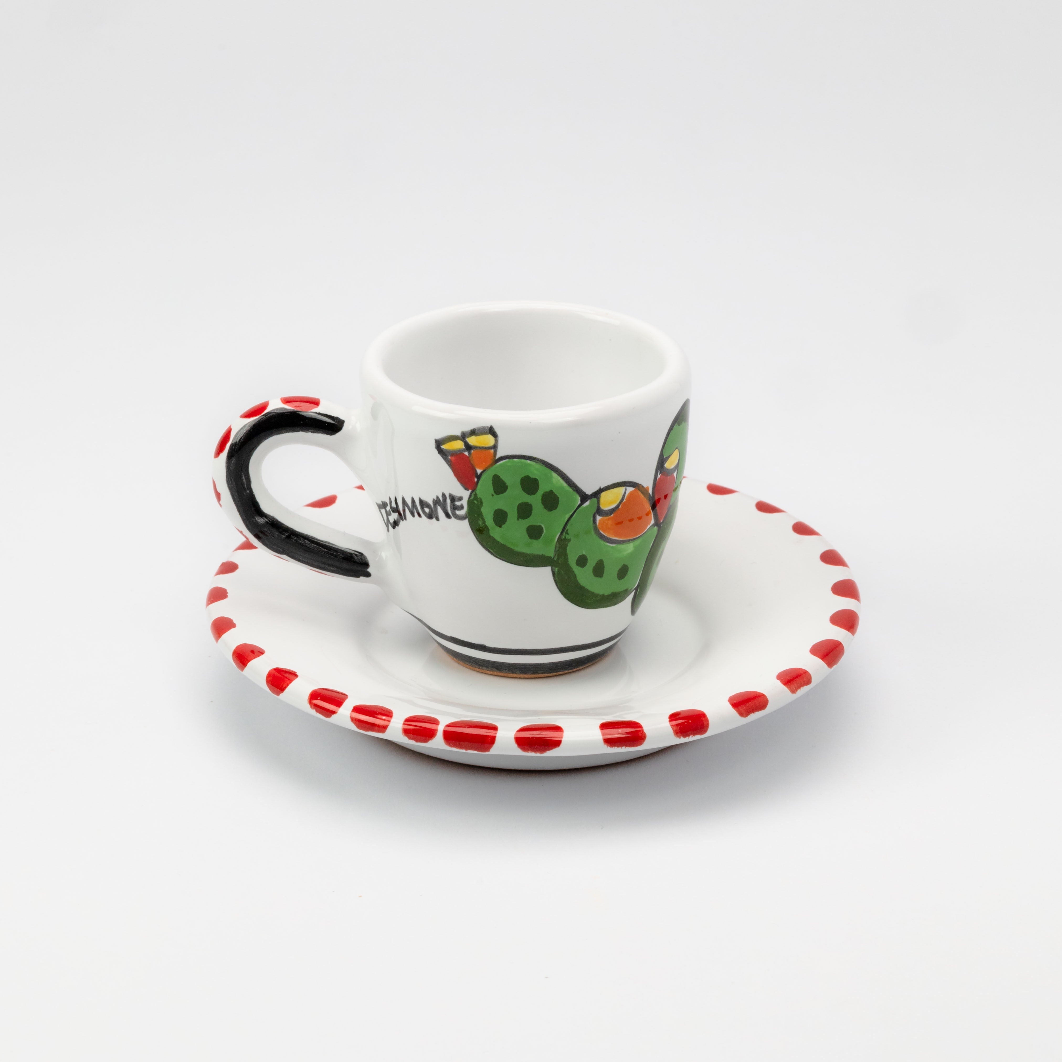 Tasse à café et soucoupe Ficus