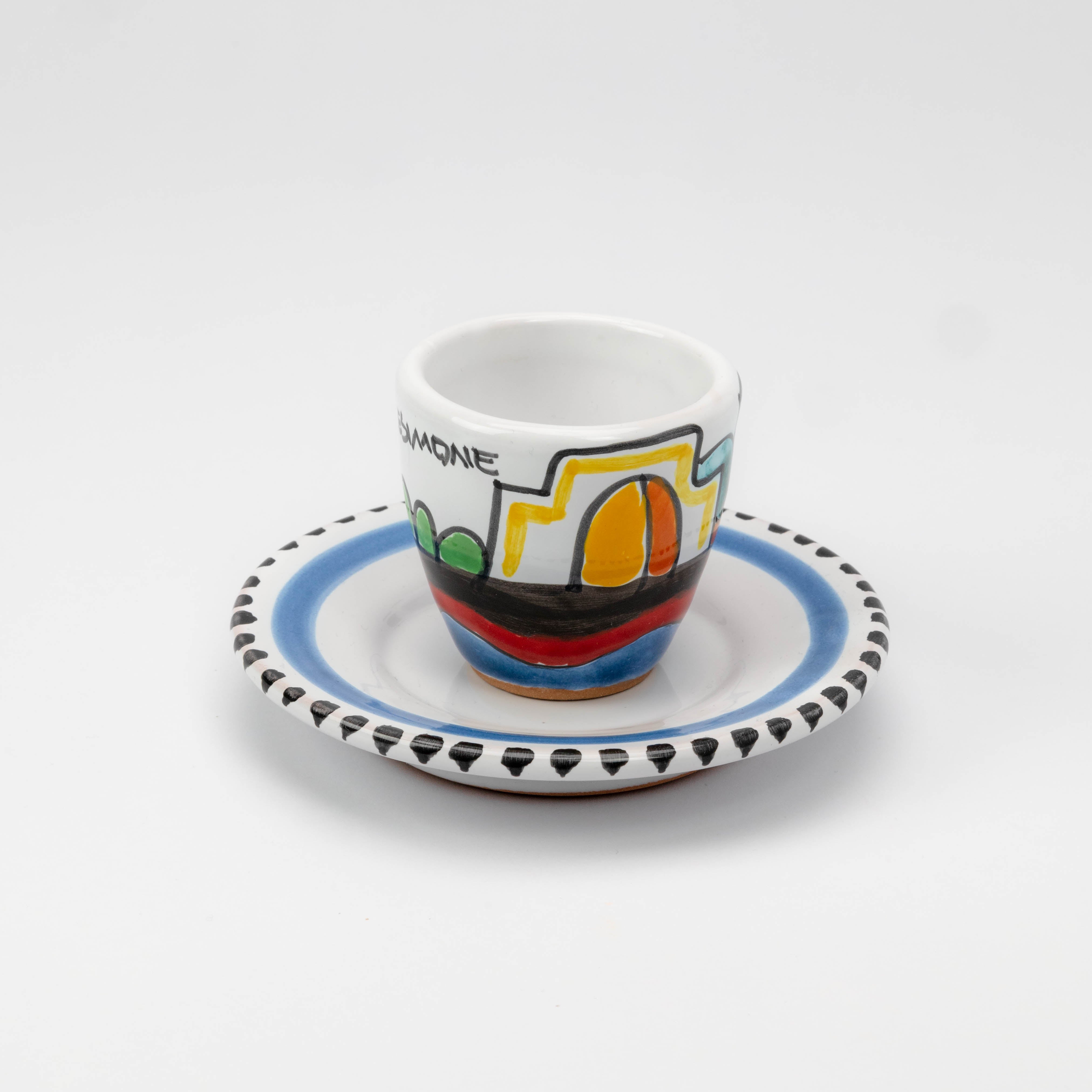 Tasse à café et soucoupe Dammusi