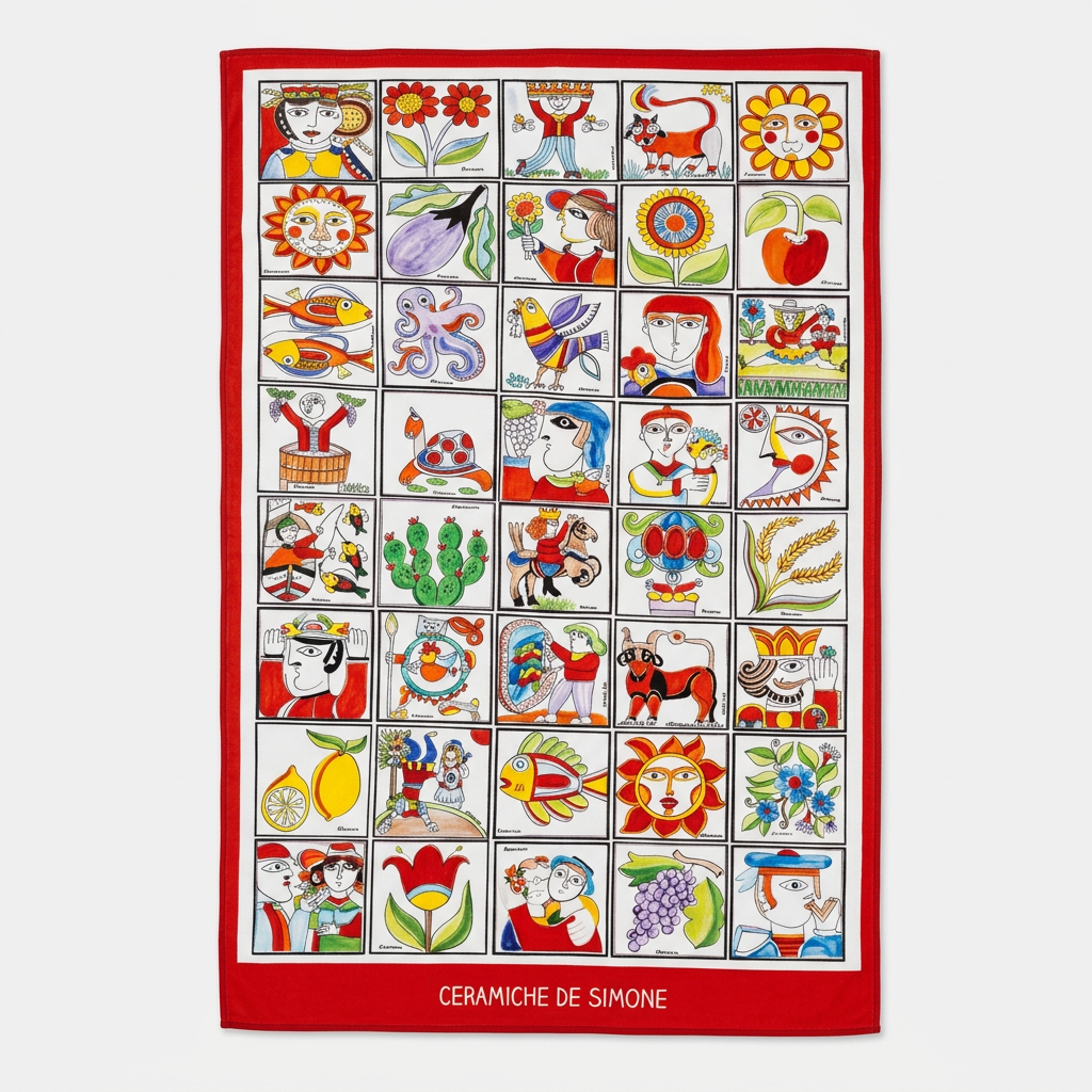 Telo mare Patchwork - Sua Maestà Sicilia
