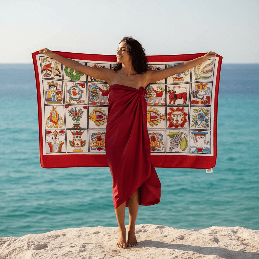 Telo mare Patchwork - Sua Maestà Sicilia