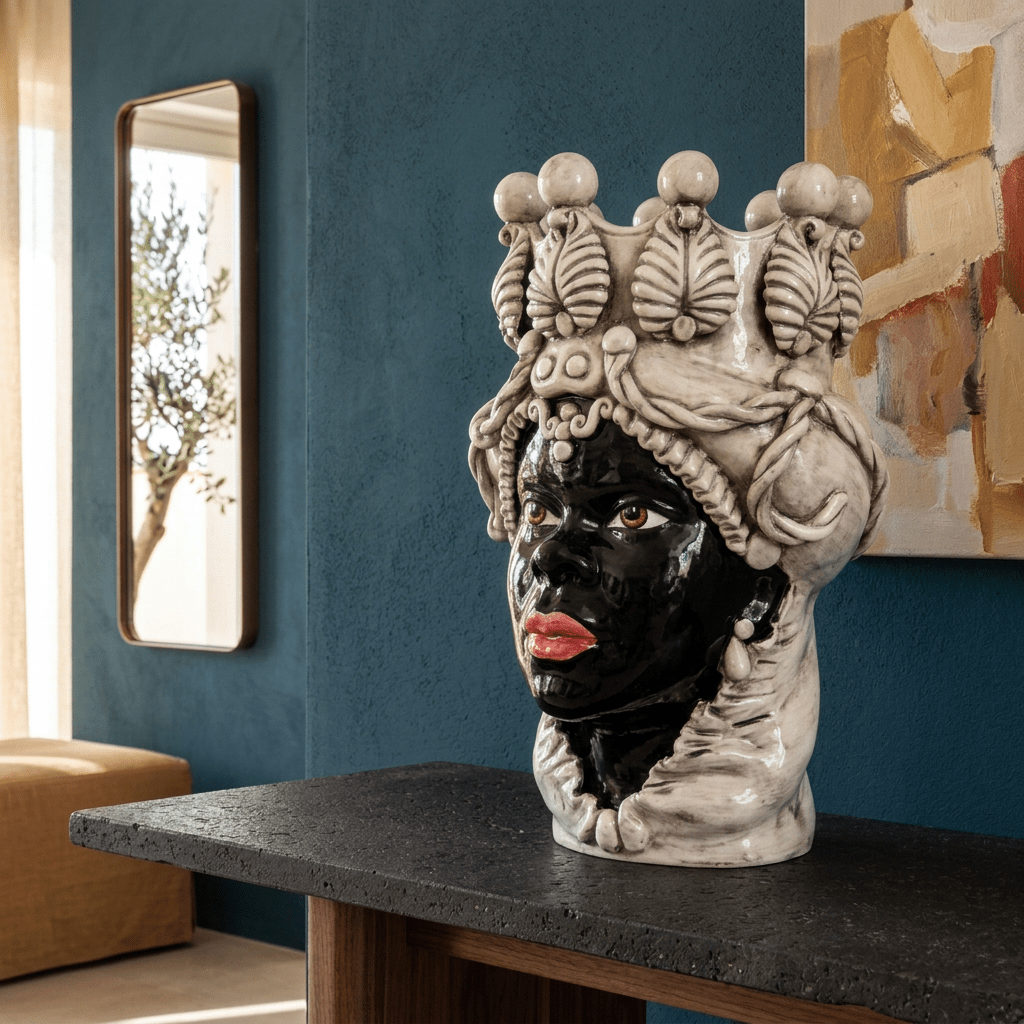 Demeter Moor's Head in Antique White
