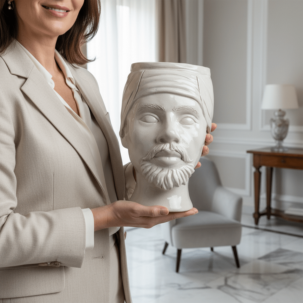 Testa di Moro Era Argilla bianca - Sua Maestà Sicilia