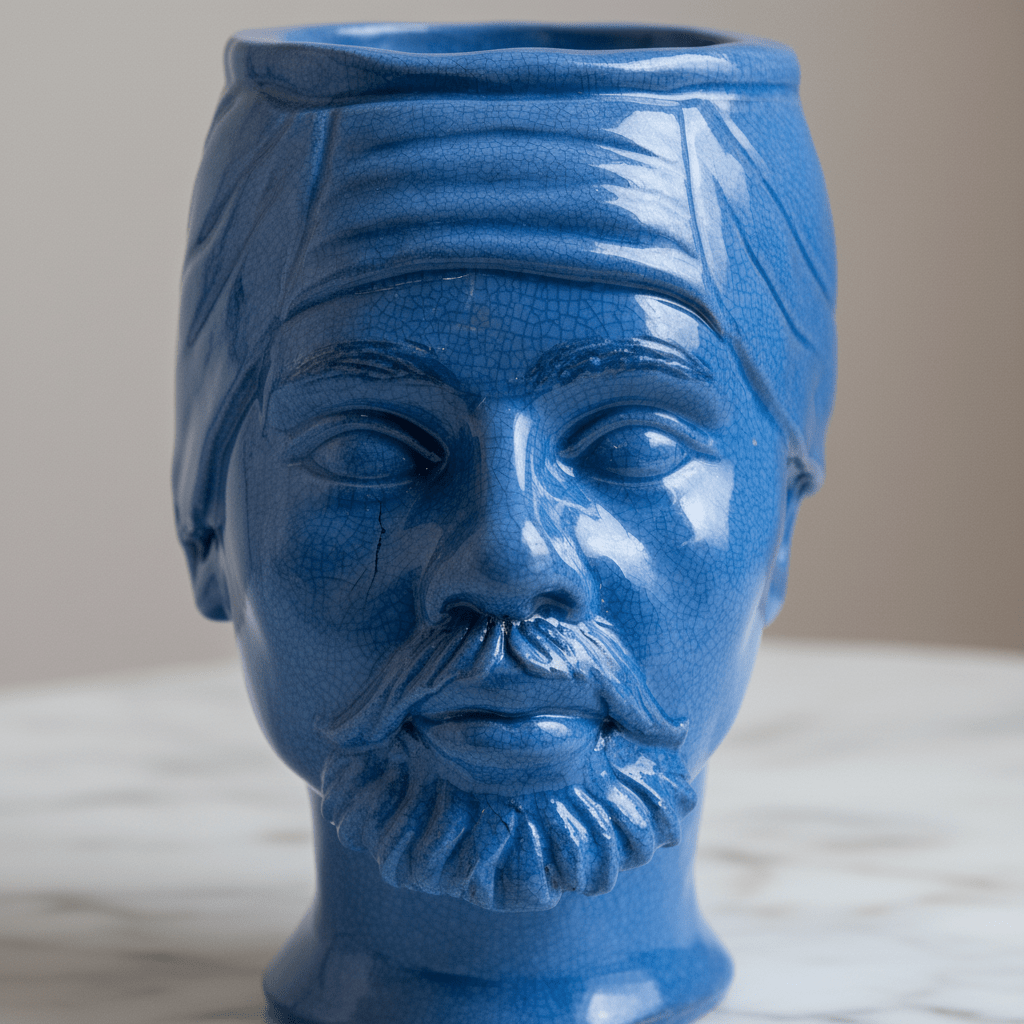 Testa di moro Era Argilla Blu - Sua Maestà Sicilia