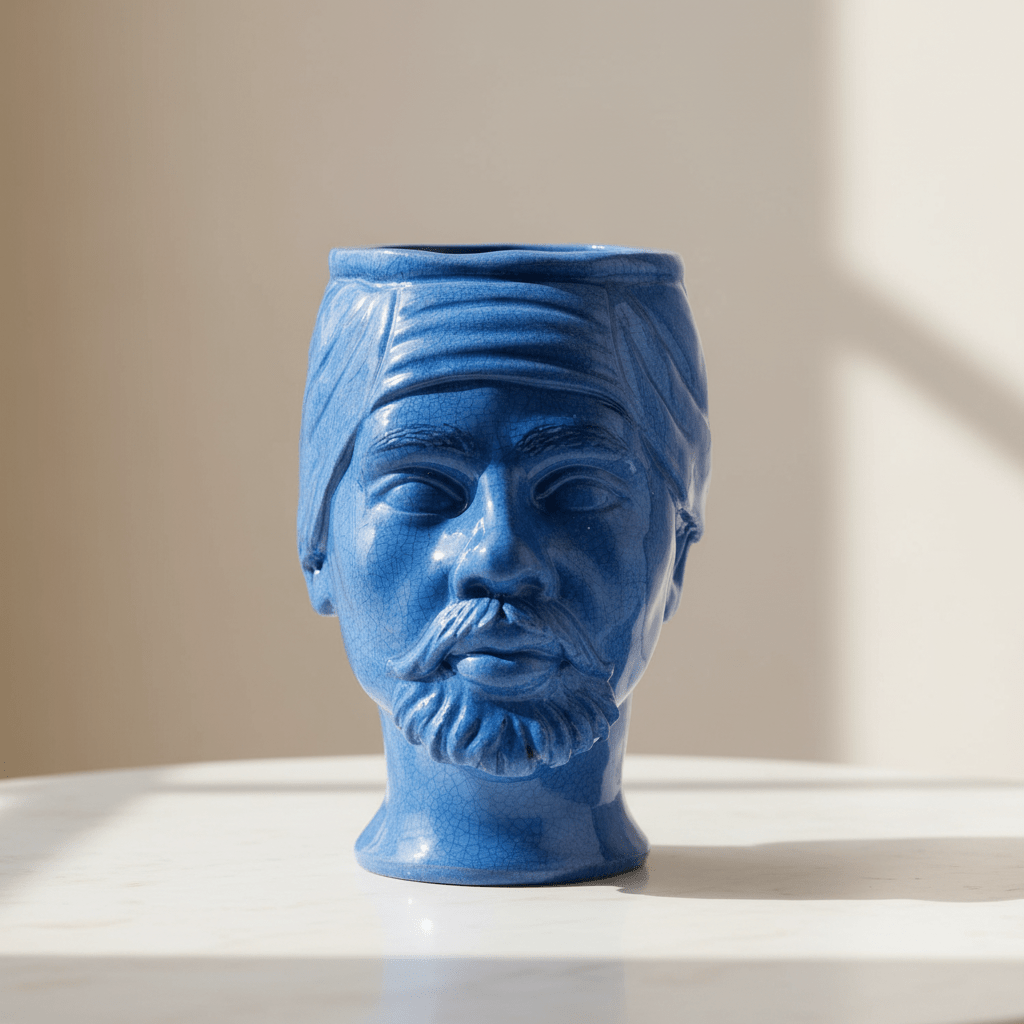 Testa di moro Era Argilla Blu - Sua Maestà Sicilia