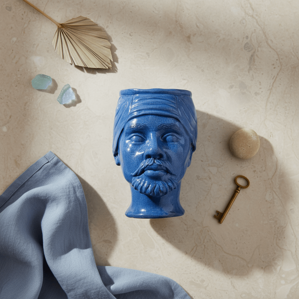 Testa di moro Era Argilla Blu - Sua Maestà Sicilia