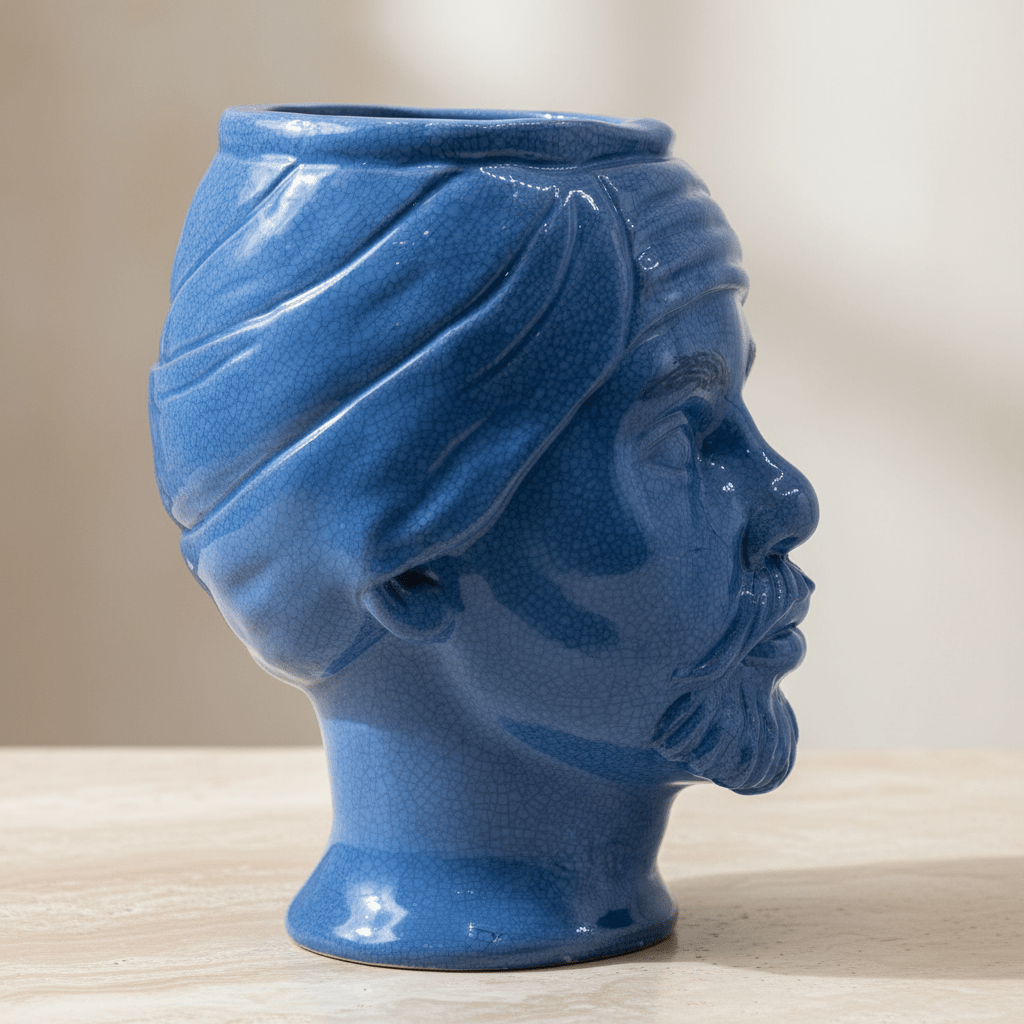 Testa di moro Era Argilla Blu - Sua Maestà Sicilia