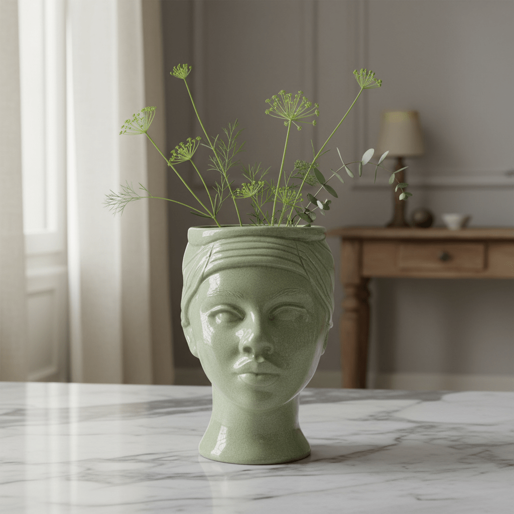 Testa di Moro Era Argilla Verde chiaro - Sua Maestà Sicilia