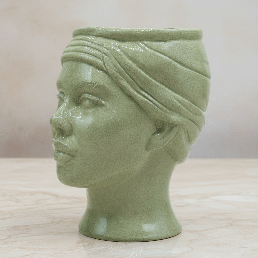 Testa di Moro Era Argilla Verde chiaro - Sua Maestà Sicilia
